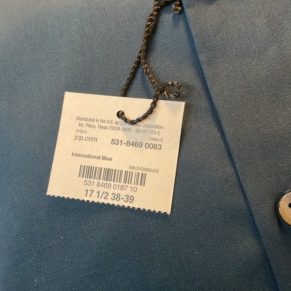 Dark Blue Long Sleeve Button up - Picture 2 of 3